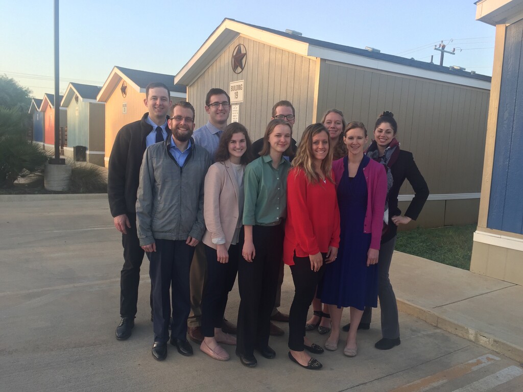 | courtesy of Carolina Nuñez
A group of BYU law students participated in a "life-changing" five-day externship in Dilley, Texas, at the South Texas Family Detention Center in February. Photos were not permitted at the facility, where they worked with immigrant mothers and children who came to the U.S. illegally but hope to be granted asylum due to threats and violence in their countries of origin.