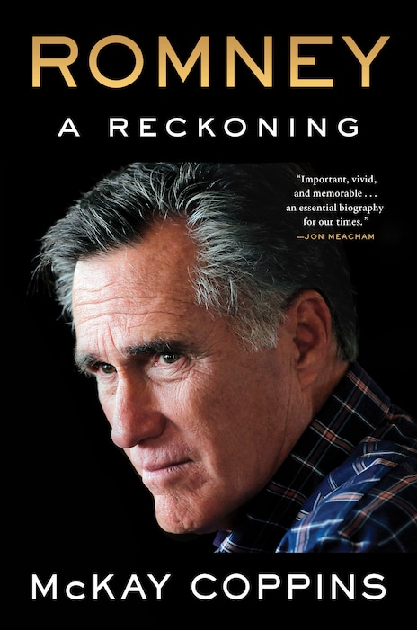 (Courtesy) McKay Coppins' new biography of U.S. Sen. Mitt Romney, R-Utah.