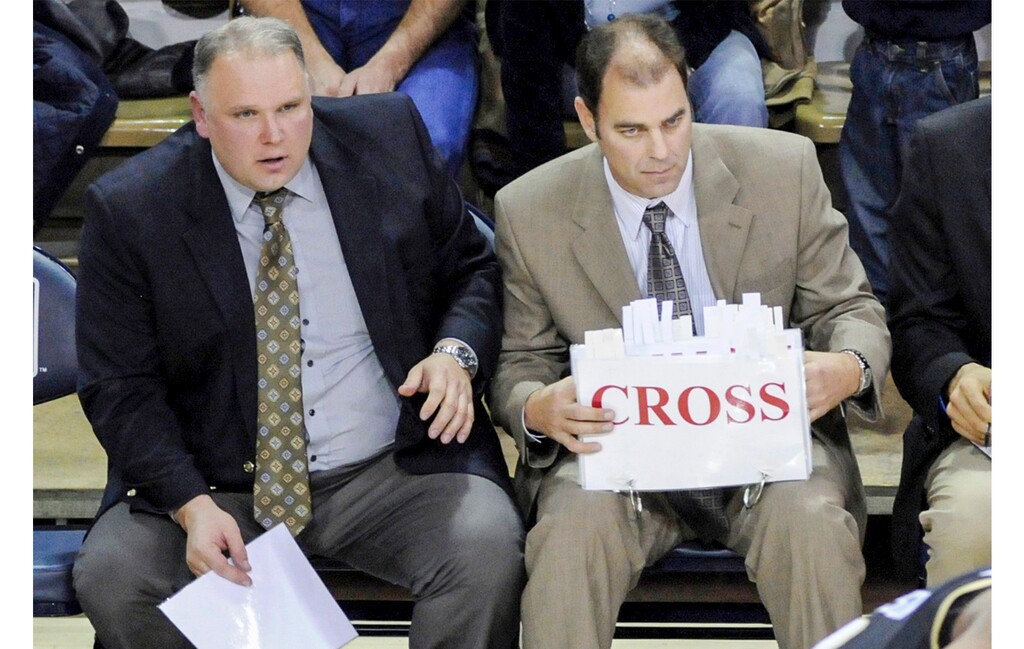 (Photo courtesy Lance Beckert) Lance Beckert, left, whose basketball career included eight years coaching under Stew Morrill at Utah State, is currently dealing with kidney failure and is in search of a donor.