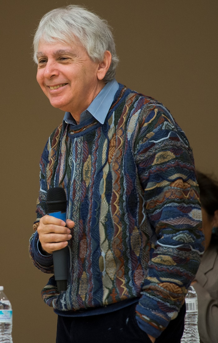 (Leah Hogsten  |  The Salt Lake Tribune) Dr. Bernard Grofman, a political scientist at the University of California, Irvine, was hired by U. S. District Court Judge Robert Shelby to redraw the existing voting districts. The new redistricting proposals ensure significant American Indian majorities in two of three County Commission districts and on four of five school board voting districts as the result of a January 2012 lawsuit filed in U.S. District Court by the Navajo Nation. The lawsuit seeks the redrawing of voting districts to reflect the 2010 U.S. Census. Last year, U. S. District Court Judge Robert Shelby ruled the voting districts in the sprawling southeastern Utah county, home to 16,895 residents, are unconstitutional and violate the rights of American Indians. 