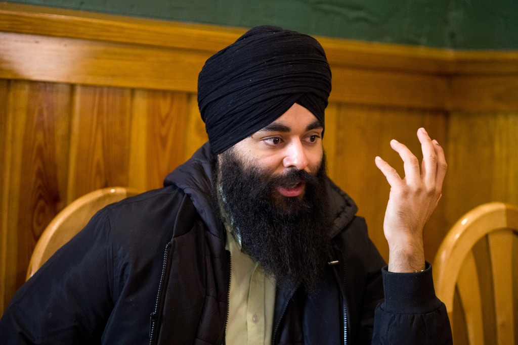 (Trent Nelson  |  The Salt Lake Tribune) Dilpreet Toor talks about offering free food to those in need at Mumbai House in Salt Lake City, Wednesday October 29, 2025.