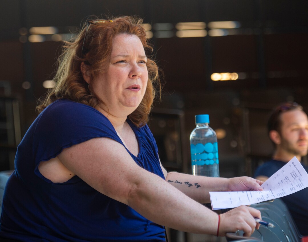 (Rick Egan  |  The Salt Lake Tribune)   Actors rehearse for for the 2019 production of MacBeth, at the Shakespeare Festival in Cedar City, Wednesday, June 19, 2019.