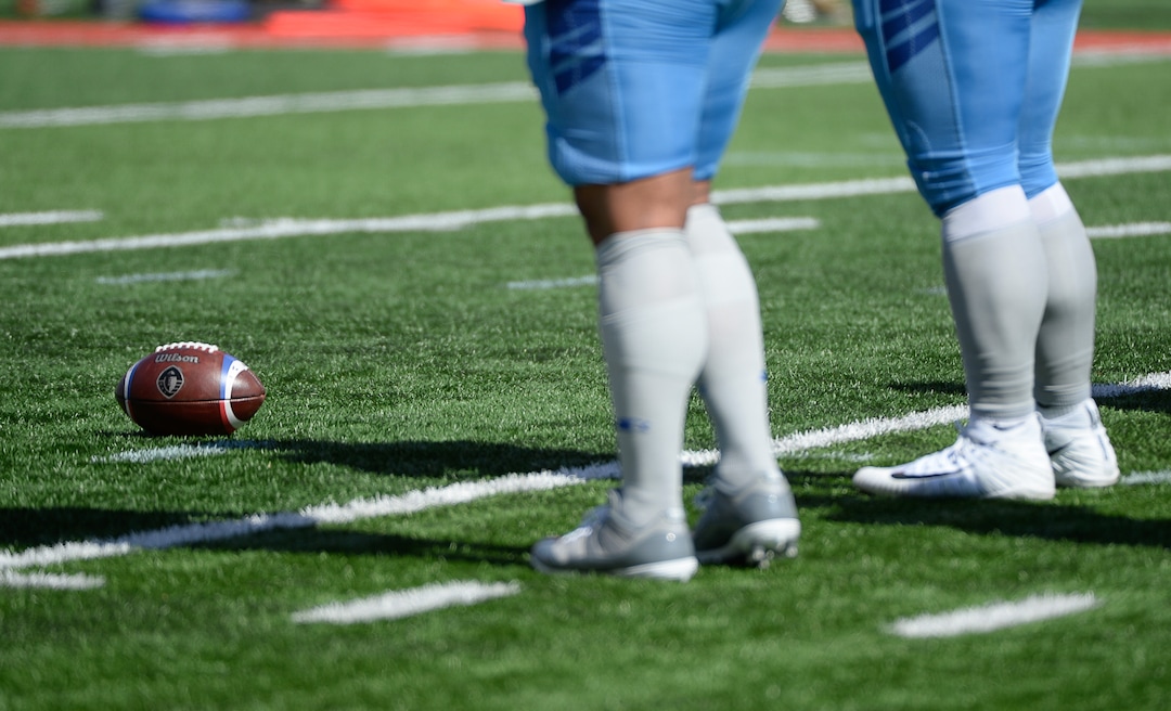 (Francisco Kjolseth  |  The Salt Lake Tribune)  The Salt Lake Stallions host the Memphis Express of the Alliance of American Football in Salt Lake City on Saturday March 16, 2019.
