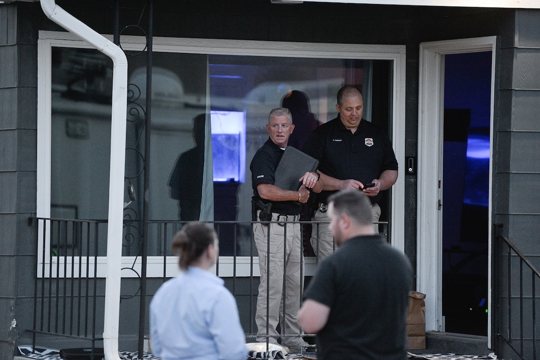 (Francisco Kjolseth  |  The Salt Lake Tribune)  Salt Lake City police investigate a tip that may be connected to the disappearance of MacKenzie Lueck on Wednesday, June 26, 2019.