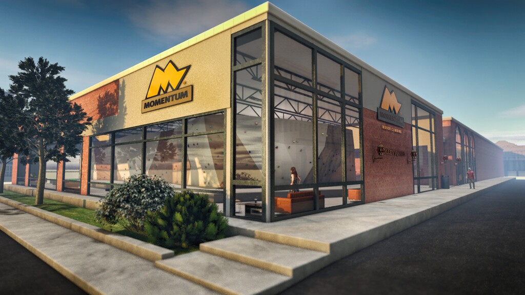Momentum Climbing is one of the action-oriented companies that developers are bringing in to a revitalized Trolley Square.
