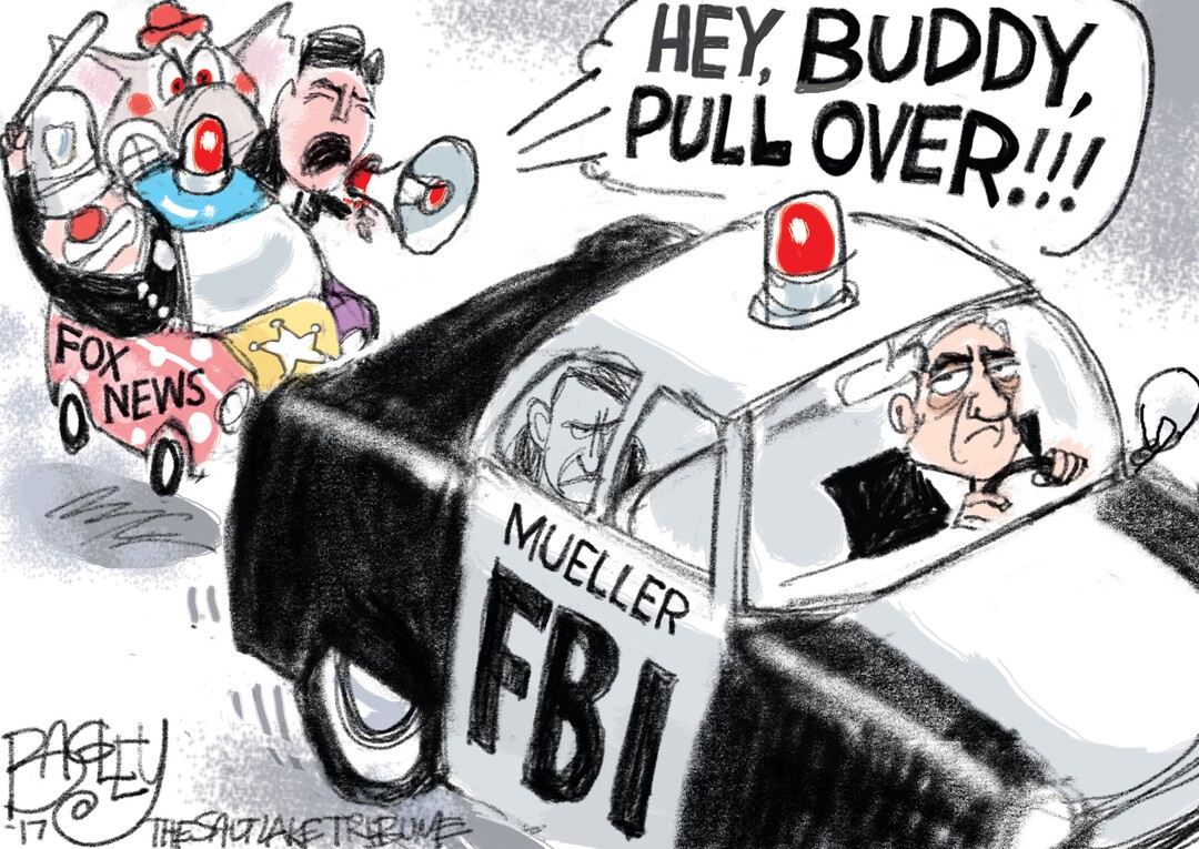 This Pat Bagley cartoon appears in The Salt Lake Tribune on Sunday, Dec. 17, 2017.