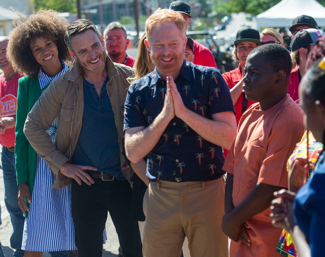 (Rick Egan | The Salt Lake Tribune) Jesse Tyler Ferguson films an episode for the TV show "Extreme Makeover: Home Edition" in Ogden, Thursday, Aug. 15, 2019.