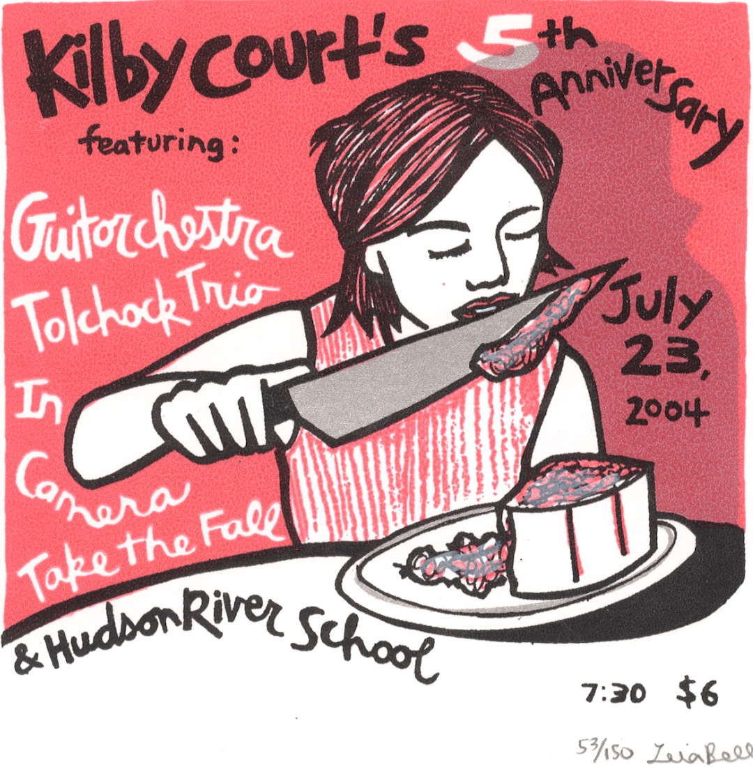 (Courtesy photo) A poster by Leia Bell promoting a show at Kilby Court.