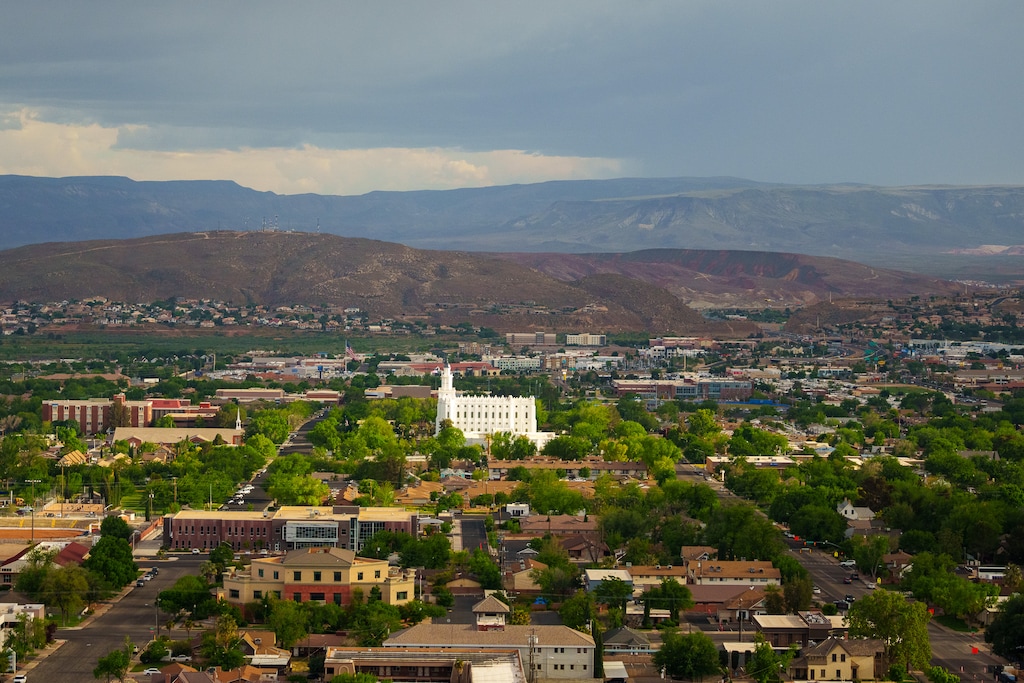 (Trent Nelson  |  The Salt Lake Tribune) Temperatures could hit 115 in St. George this weekend.