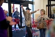 (Trent Nelson | The Salt Lake Tribune) The first group of customers at the opening of Trader Joe's in Riverdale on Friday, Oct. 24, 2025.