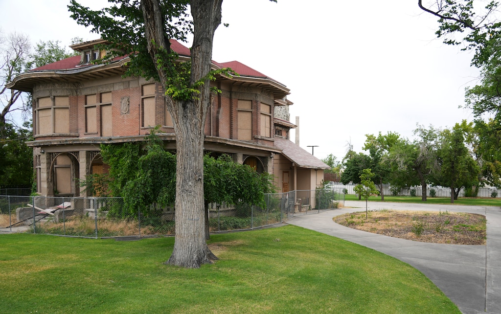 (Bethany Baker | The Salt Lake Tribune) Fisher Mansion in Salt Lake City on Thursday, July 3, 2025.