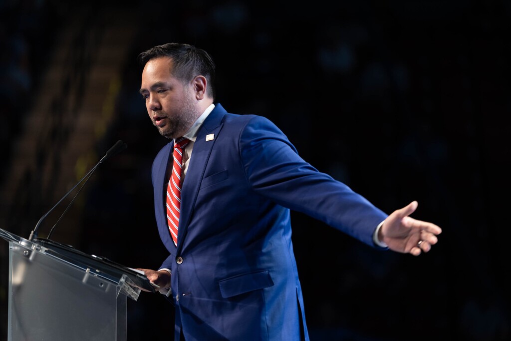 (Francisco Kjolseth | The Salt Lake Tribune) Utah Attorney General Sean Reyes' office set up a five-year, $1.7 million public-private partnership to provide fingerprinting kits to schoolchildren.
