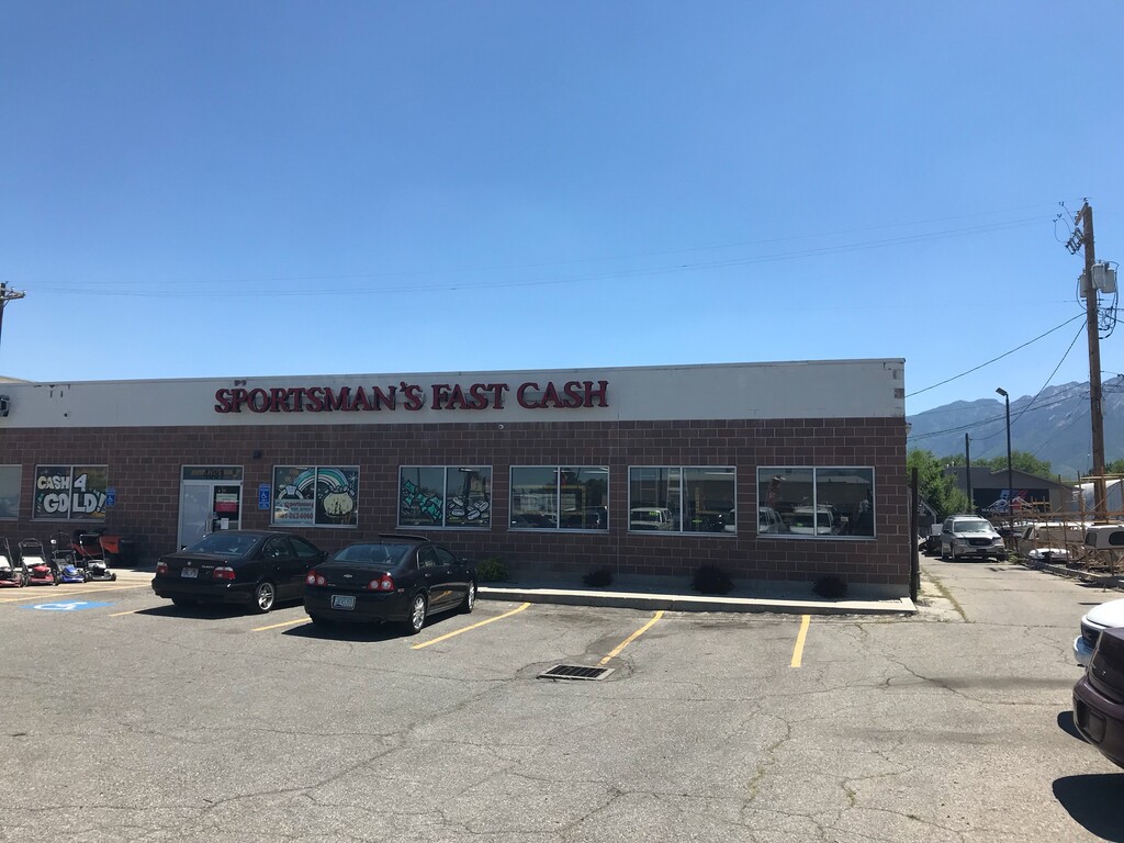 (Nate Carlisle  |  The Salt Lake Tribune) Sportsman's Fast Cash on State Street in Murray on June 22, 2018. It is one of seven pawnshops the Utah Attorney General's Office raided three days earlier.