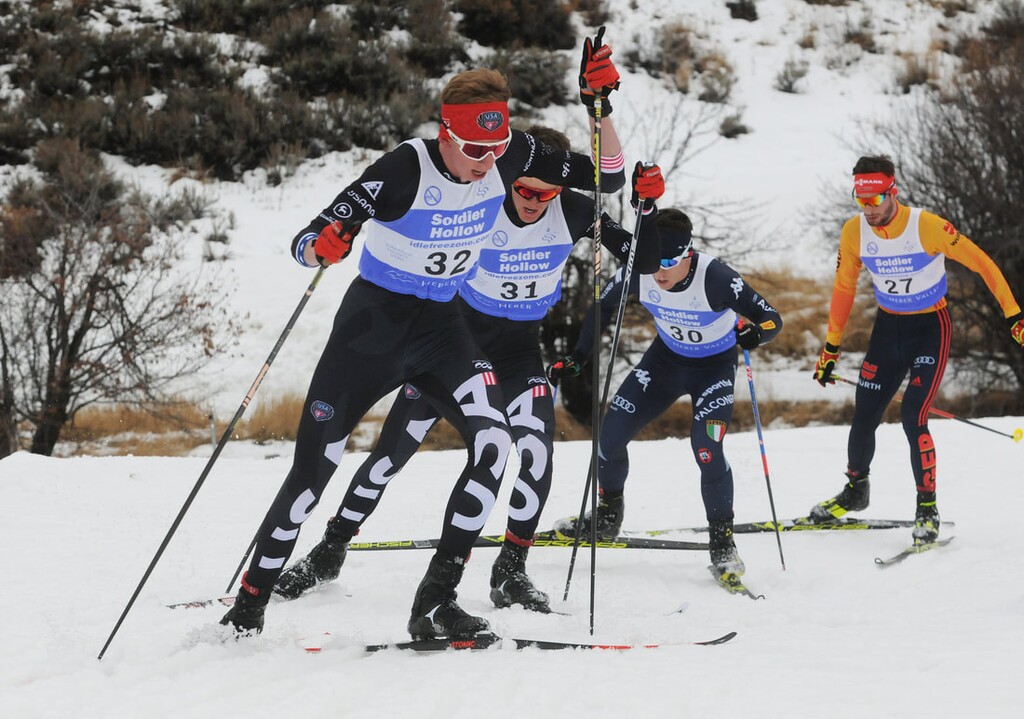 File photo courtesy of Tom Kelly
Jared Schumate of Park City competes in the cross country portion of a previous Nordic Combined Continental Cup at Soldier Hollow. Schumate is registered to compete at this weekend's event if it a COVID-19 outbreak doesn't cancel it.