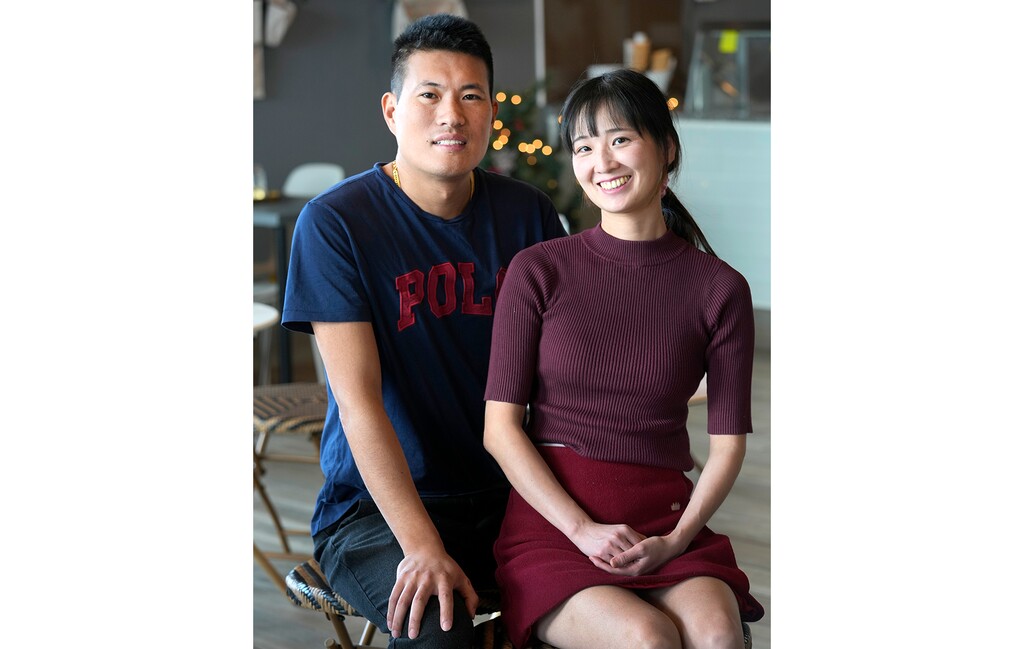 (Leah Hogsten | The Salt Lake Tribune)  Leming Lin and Melissa Wang, owners of Melissa's Crepes and Coffee House — as well as Ichiban Sushi & Asian Grill and Royal Hot Pot — photographed on Jan. 18, 2023.