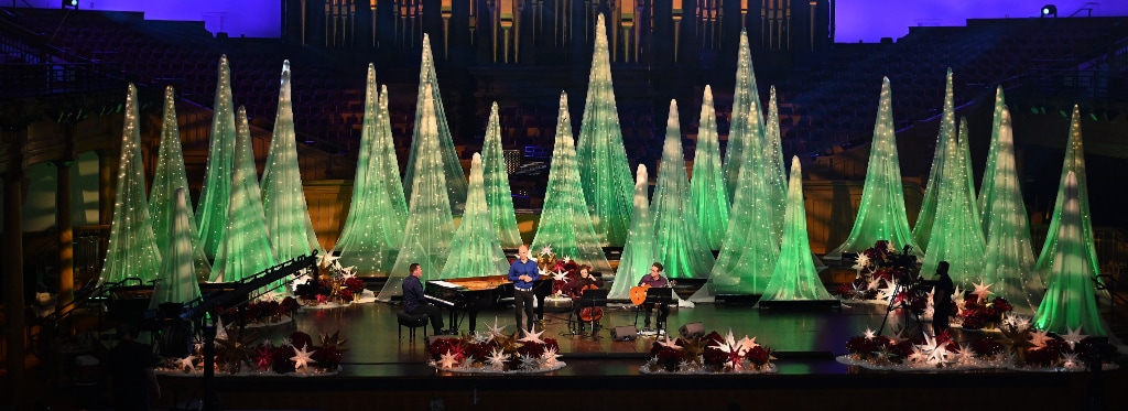 (The Church of Jesus Christ of Latter-day Saints) Daniel Beck performs “It Came Upon a Midnight Clear” in the Tabernacle in Salt Lake City, Utah, as part of the "Witnesses of Christ" Christmas concert, which will stream on the website of The Church of Jesus Christ of Latter-day Saints on Sunday, Nov. 28, 2021.