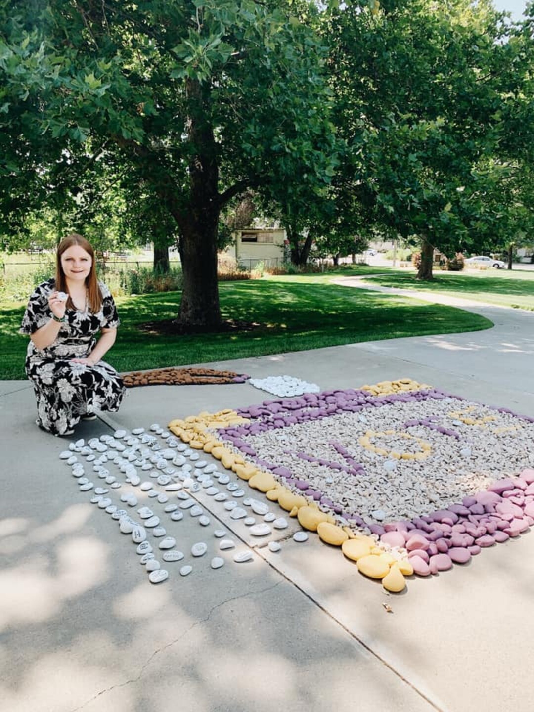 (Photo courtesy of Better Days 2020) Tawnie Richman created an interactive public art installation that will be on display in Centerville and Farmington in August through Better Days 2020's "Hard Won, Not Done" project to commemorate the 55th anniversary of the Voting Rights Act.