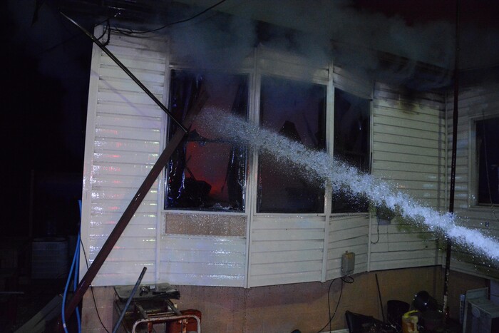 (Courtesy Emery County Sheriff's Office) Fire crews extinguished a blaze that killed one person on Oct. 2. Investigators believe rodents started the fire by gnawing through electrical wire insulation.