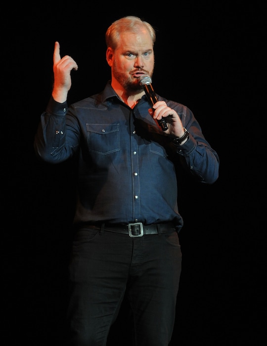 Jim Gaffigan performs at the 8th Annual Stand Up For Heroes, presented by the New York Comedy Festival and The Bob Woodruff Foundation, at the Theater at Madison Square Garden on Wednesday, Nov. 5, 2014, in New York. (Photo by Brad Barket/Invision/AP)
