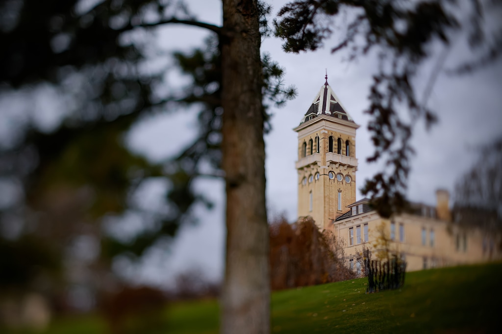 (Francisco Kjolseth  | The Salt Lake Tribune) The Old Main building at Utah State University in Logan on Monday, Nov. 17, 2025.
