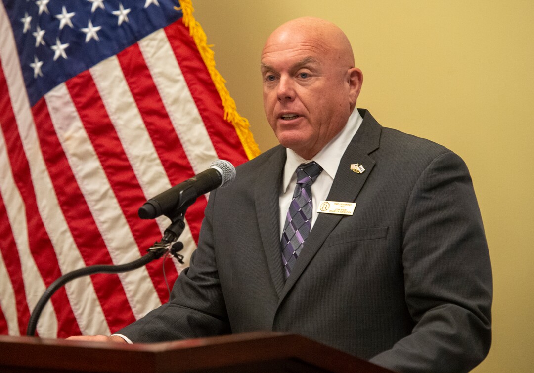 (Rick Egan  |  The Salt Lake Tribune)     Utah State Board of Education Chair Mark Huntsman speaks at a news conference at the Capitol, as the Utah State Board of Education presented it's legislative priorities. Monday, Jan. 28, 2019.