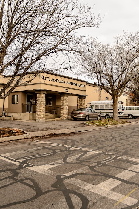 Trent Nelson | The Salt Lake Tribune
Salt Lake City Mayor Jackie Biskupski announced the sites of four planned homeless shelters, including one at 653 E. Simpson Ave., which is currently the home of Lit'l Scholars Learning Center, Tuesday December 13, 2016.