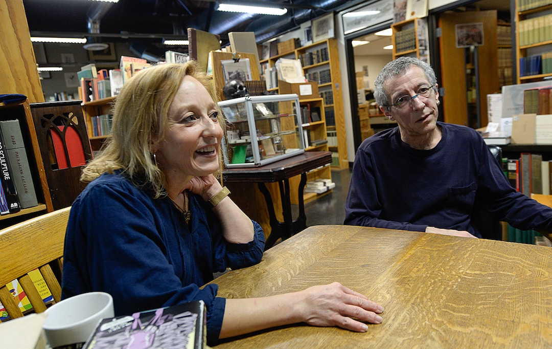 (Francisco Kjolseth | The Salt Lake Tribune)  With Weller Book Works in Trolley Square — formerly Zion Bookstore and Sam Weller's Bookstore downtown — turning 90 years old this month, third-generation owners Tony and Catherine Weller talk about their love for books and the store's family history.