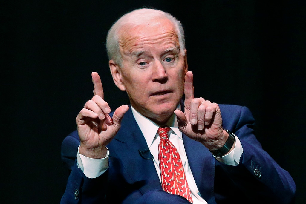 (AP Photo/Rick Bowmer)

In this Dec. 13, 2018 photo, former Vice President Joe Biden speaks at the University of Utah in Salt Lake City.