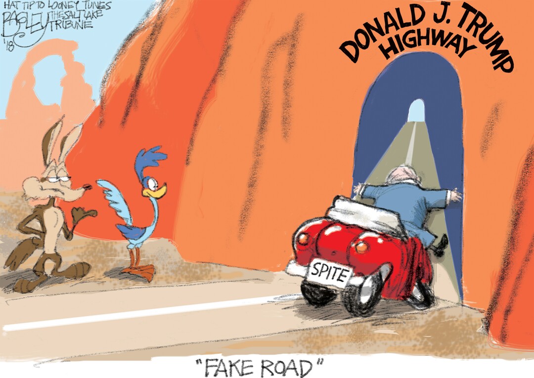 (Pat Bagley | The Salt Lake Tribune) This Pat Bagley cartoon appears in the Sunday, March 4, 2018, Salt Lake Tribune.