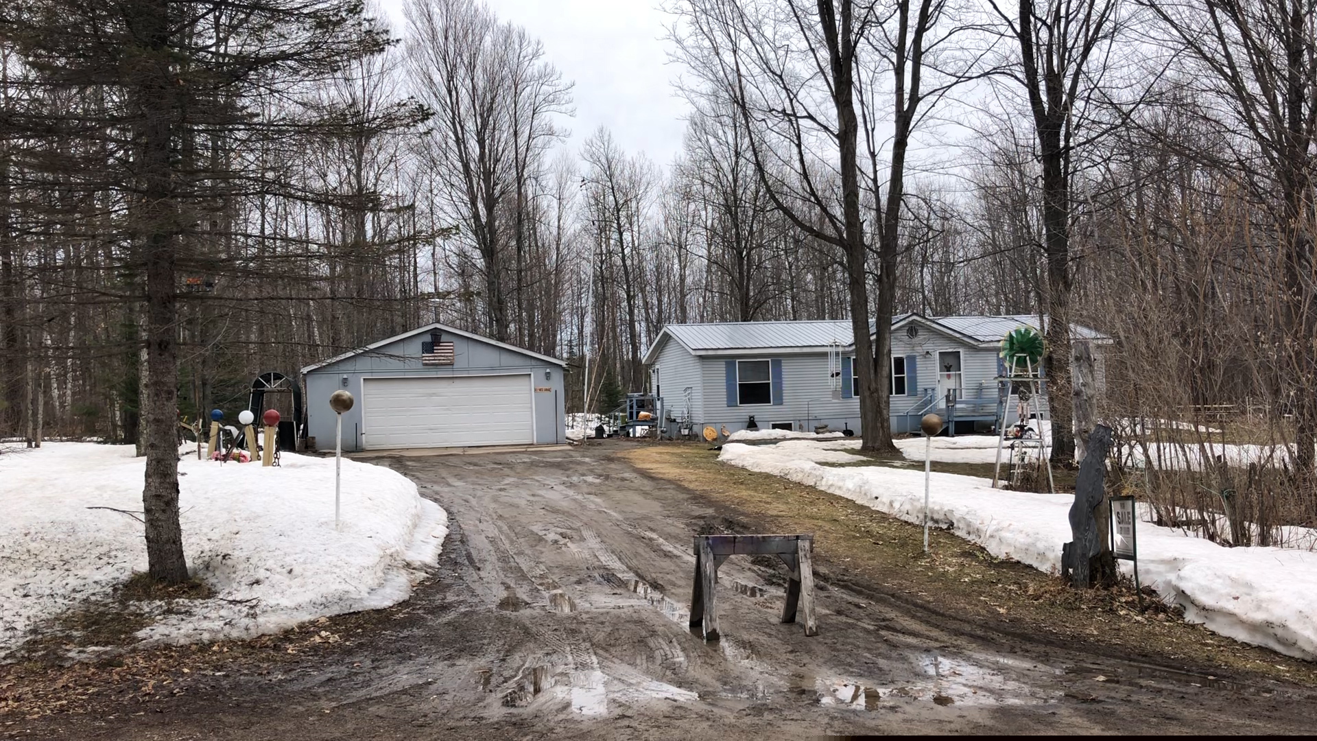 (Ivan Moreno | AP Photo) In this April 10, 2019 screenshot taken from a video is the house where Raymand Vannieuwenhoven lived in Lakewood, Wis. Prosecutors said they used DNA and genetic genealogy to connect Vannieuwenhoven to the killings 43 years ago of a young couple David Schuldes and Ellen Matheys. Vannieuwenhoven, 82, a widower and father of five grown children had lived quietly for two decades among the 800 residents of Lakewood, a northern Wisconsin town about 25 miles southwest from the site of the murders. Now he was being held on a $1 million bond.