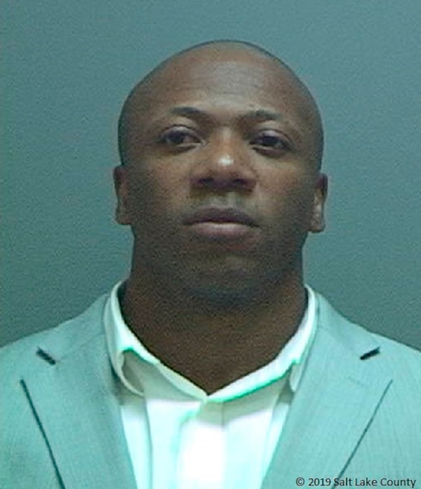 (Salt Lake County Sheriff's Office via AP
This photo provided by the Salt Lake County Sheriff's Office shows Shawn Rhoden. Rhoden, a champion bodybuilder faces felony charges accusing him of raping a female bodybuilder in a Salt Lake City suburb last October. Court records indicate that Rhoden appeared in court Tuesday, July 23, 2019, in a Salt Lake City suburb and had his bail lowered to $250,000 before being sent to jail. An arrest warrant issued July 11 had set his bail at $750,000. )