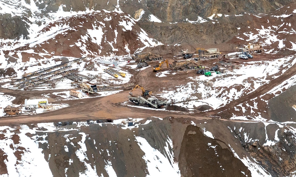 (Leah Hogsten | The Salt Lake Tribune)  The Kilgore gravel quarry on Monday, February 27, 2023.  The quarry has operated for more than a century near the mouth of Parleys Canyon. 