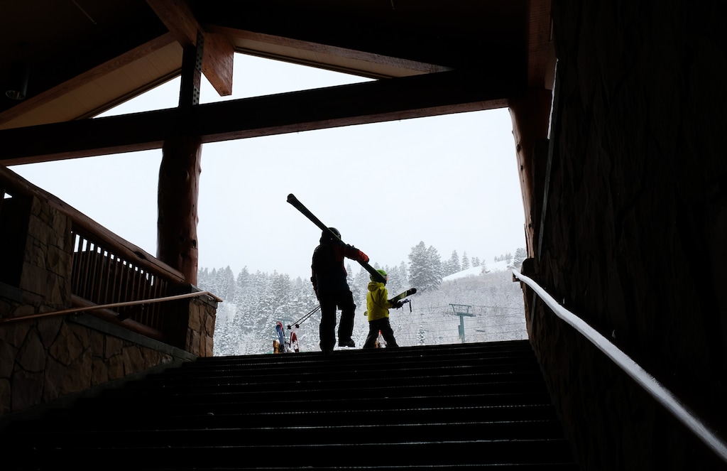(Francisco Kjolseth | The Salt Lake Tribune) People hit the slopes at Deer Valley on Friday, Dec. 12, 2019. On Tuesday, Nov. 29, 2022, the Park City-area resort will open ahead of schedule for just the second time in its 40-year history, and it will do so with a blanket of fresh powder.
