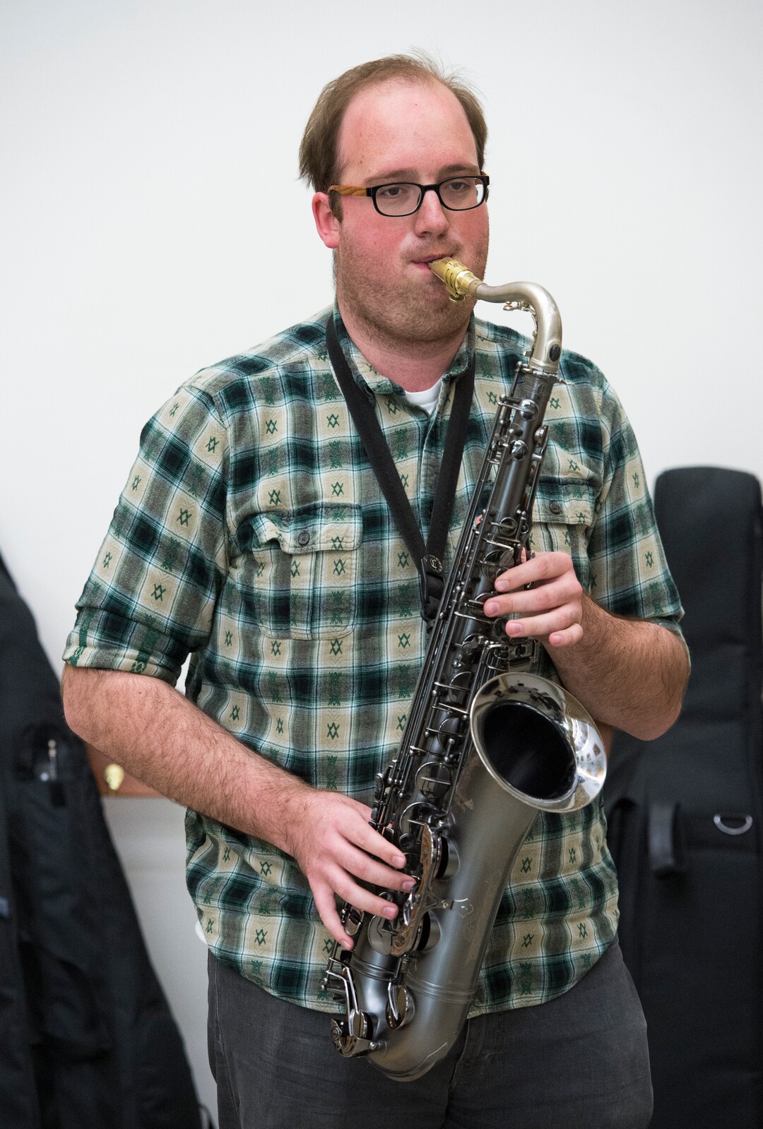(Rick Egan  |  The Salt Lake Tribune)  Dixie State University music student Chris Flinders is speaking out against the way the university has handled the recent terminations of music professor Ken Peterson and music department chair Glenn Webb.  Friday, April 6, 2018.