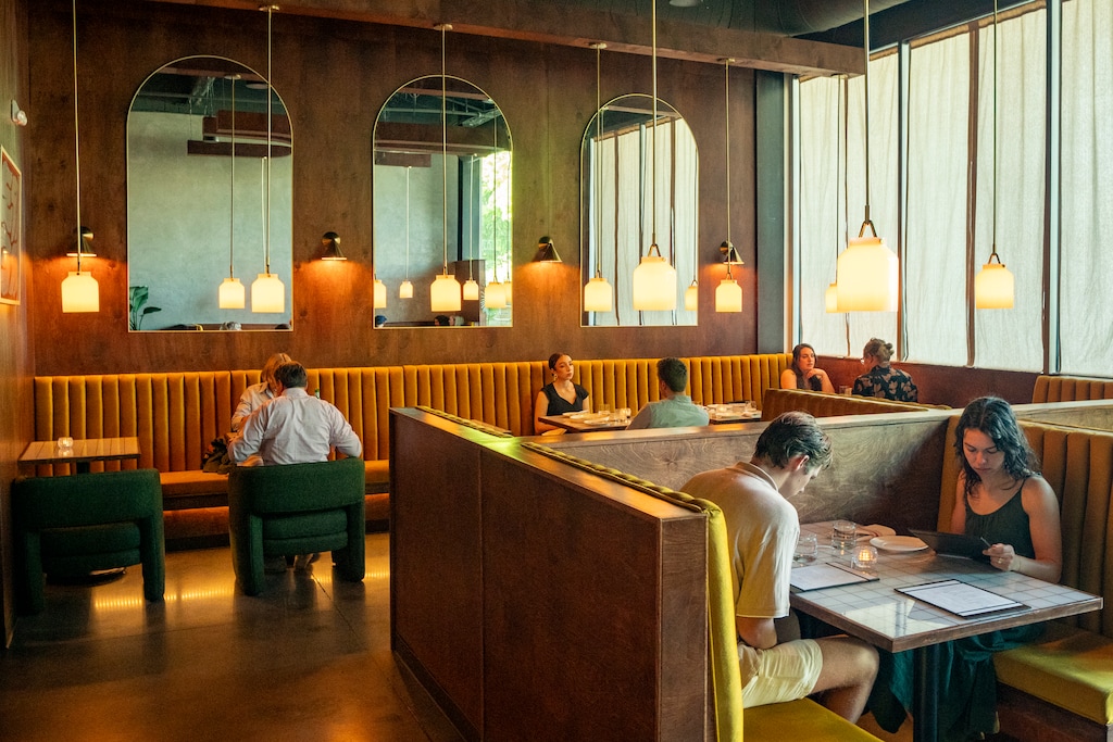(Rick Egan | The Salt Lake Tribune) The interior of Junah in Salt Lake City, on Friday, May 9, 2025.

