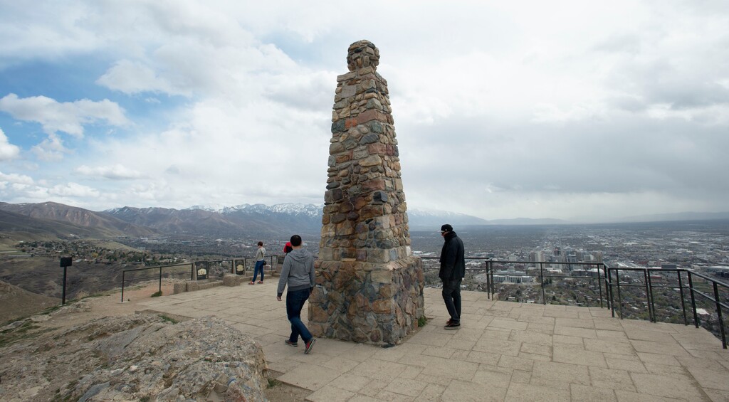 (Steve Griffin | Tribune file photo) Ensign Peak in Salt Lake City.