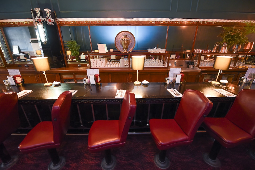 Francisco Kjolseth | The Salt Lake Tribune
The iconic counter and wooden backbar at Lamb's Grill in Salt Lake City. The restaurant closed in the summer of 2017, after nearly 100 years in business.