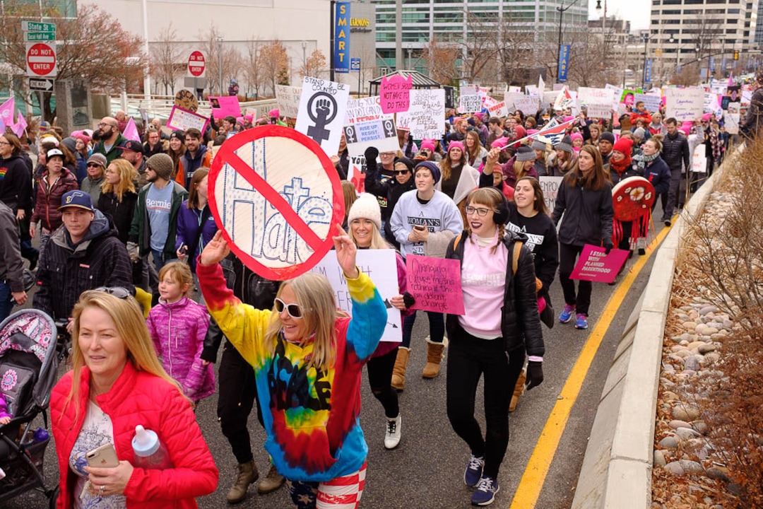 (Trent Nelson | The Salt Lake Tribune)The 2019 Women's March on Utah in Salt Lake City on Saturday Jan. 19, 2019.