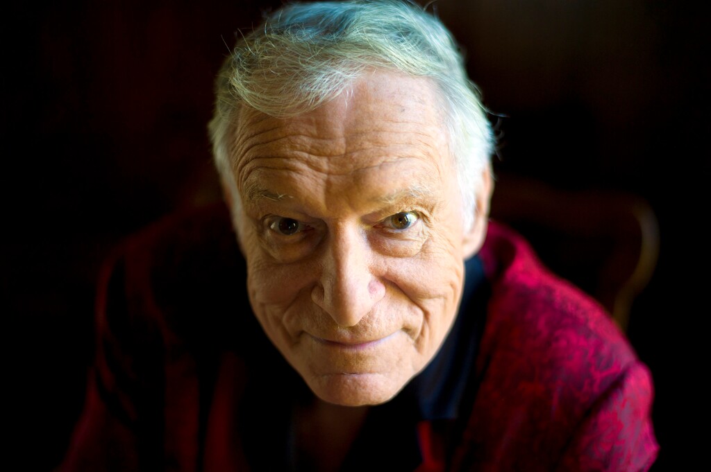 (Kristian Dowling | The Associated Press) This Oct. 13, 2011 file photo shows American magazine publisher, founder and Chief Creative Officer of Playboy Enterprises, Hugh Hefner at his home at the Playboy Mansion in Beverly Hills, Calif. Playboy  magazine founder and sexual revolution symbol Hefner has died at age 91. The magazine released a statement saying Hefner died at his home of natural causes on Wednesday night, Sept. 27, 2017, surrounded by family.