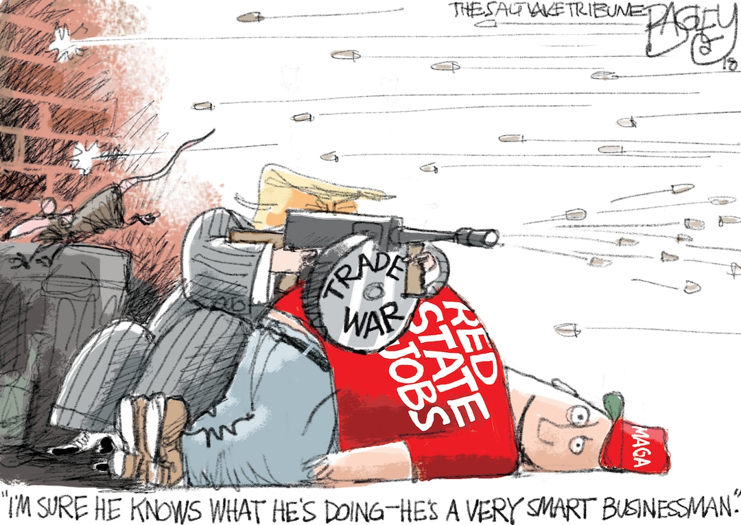 This Pat Bagley cartoon appears in The Salt Lake Tribune on Sunday, July 8, 2018.