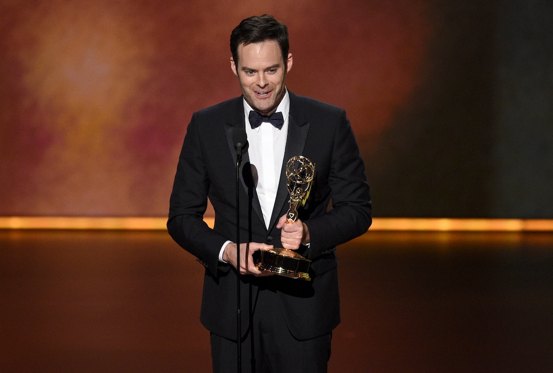 Bill Hader accepts the award for outstanding lead actor in a comedy series for "Barry" at the 71st Primetime Emmy Awards on Sunday, Sept. 22, 2019, at the Microsoft Theater in Los Angeles. (Photo by Chris Pizzello/Invision/AP)