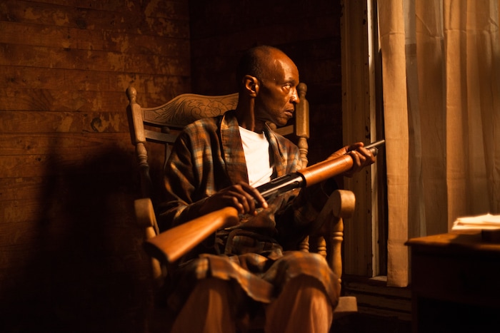 (courtesy Shorts International) Preacher Mose Wright (L.B. Willliams) expects trouble when white men come after his nephew, Emmett Till, in the short film "My Nephew Emmett," one of the five films nominated in the Live-Action Short Film category of the 90th Academy Awards.