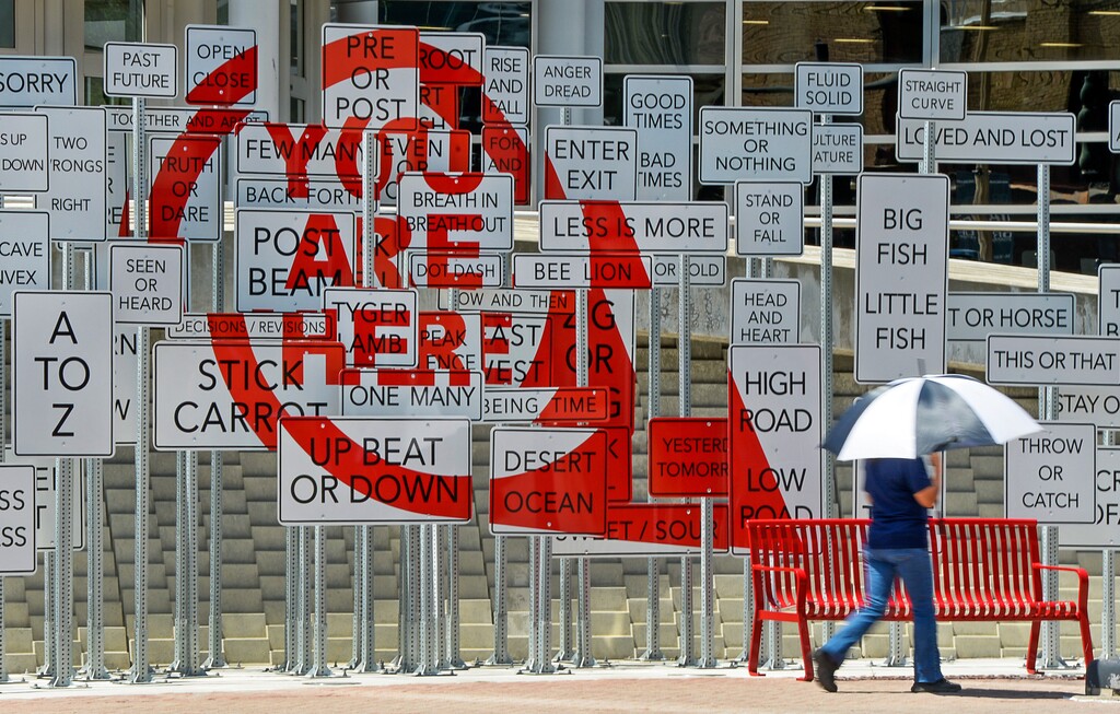 Francisco Kjolseth | The Salt Lake TribuneNumerous downtown art installations have been erected to attract tourism and engagement to the heart of Salt Lake City.
