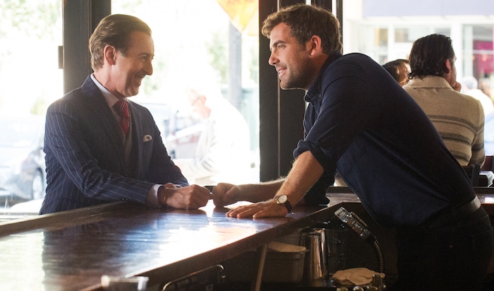 (Photo courtesy of Jeff Neira/CBS) Andy (Daniel Ings) and Dylan (Alan Cumming) play a happily-married couple in the new CBS series “Instinct.”