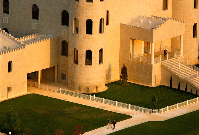 (Trent Nelson | The Salt Lake Tribune)
Eldorado, Texas - After removing nearly 500 women and children from the polygamous sect's YFZ Ranch, local law enforcement officials and the FBI breached the bolted doors to the polygamous sect's temple, producing thousands of boxes of evidence to be sifted through in a search for proof of sexual abuse and underage marriage.
