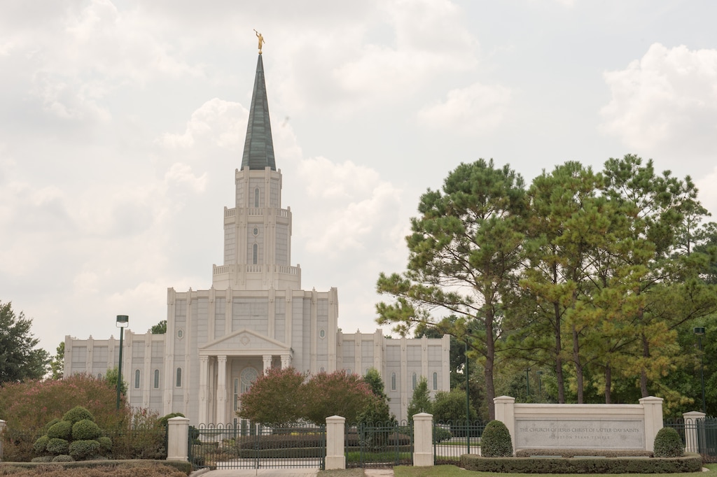 (Rachel Molenda  |  The Salt Lake Tribune) The Houston Texas Temple of the LDS Temple in Spring, Texas. Sept. 03, 2017.