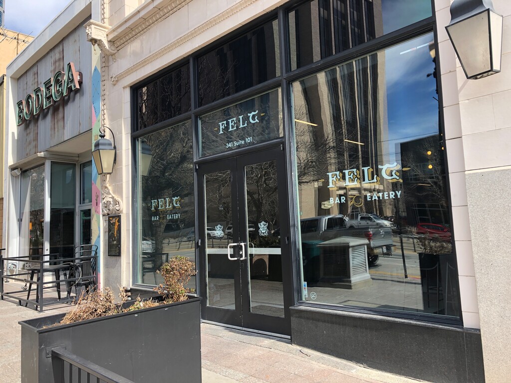 (Kolbie Peterson | The Salt Lake Tribune) Felt Bar & Eatery in downtown Salt Lake City, photographed Thursday, Feb. 29, 2024 — the day it received its liquor license.