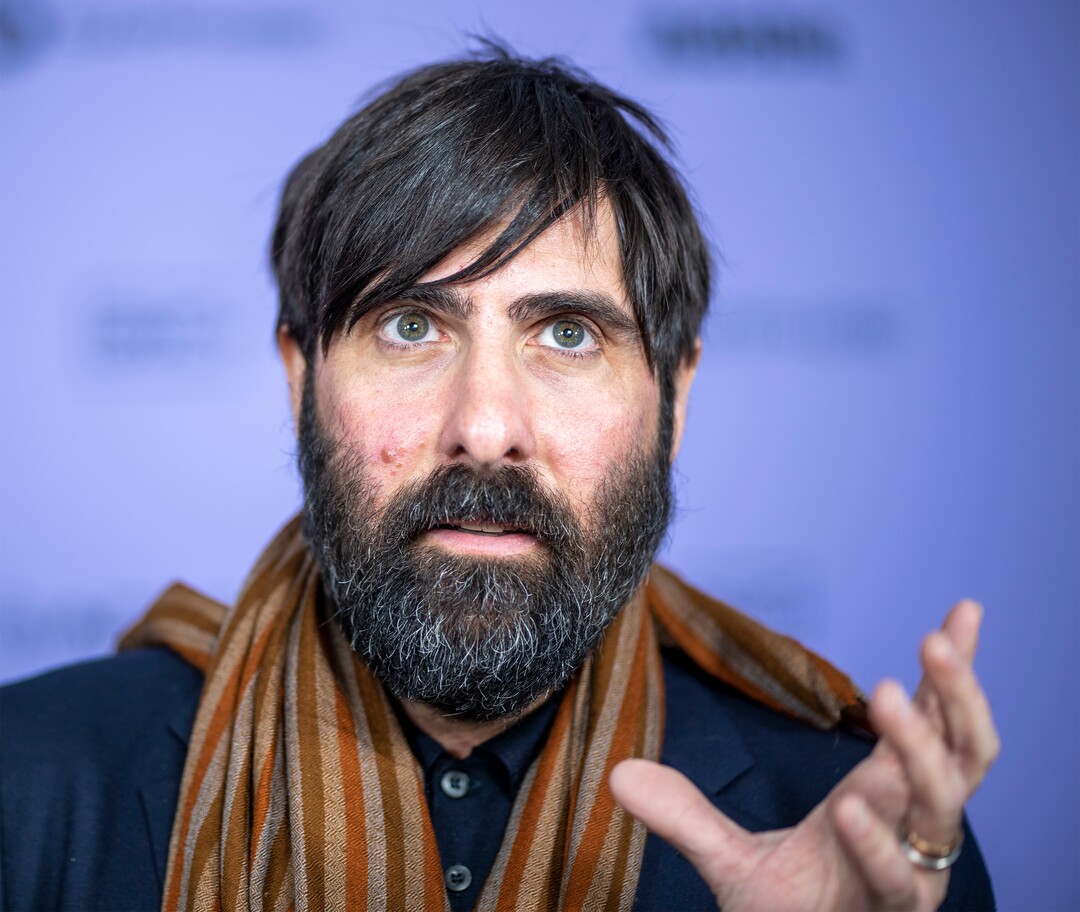 (Rick Egan | The Salt Lake Tribune)  Jason Schwartzman on the press line for the premiere of "Between the Temples" at the Library Center in Park City, at the Sundance Film Festival, on Friday, Jan. 19, 2024.