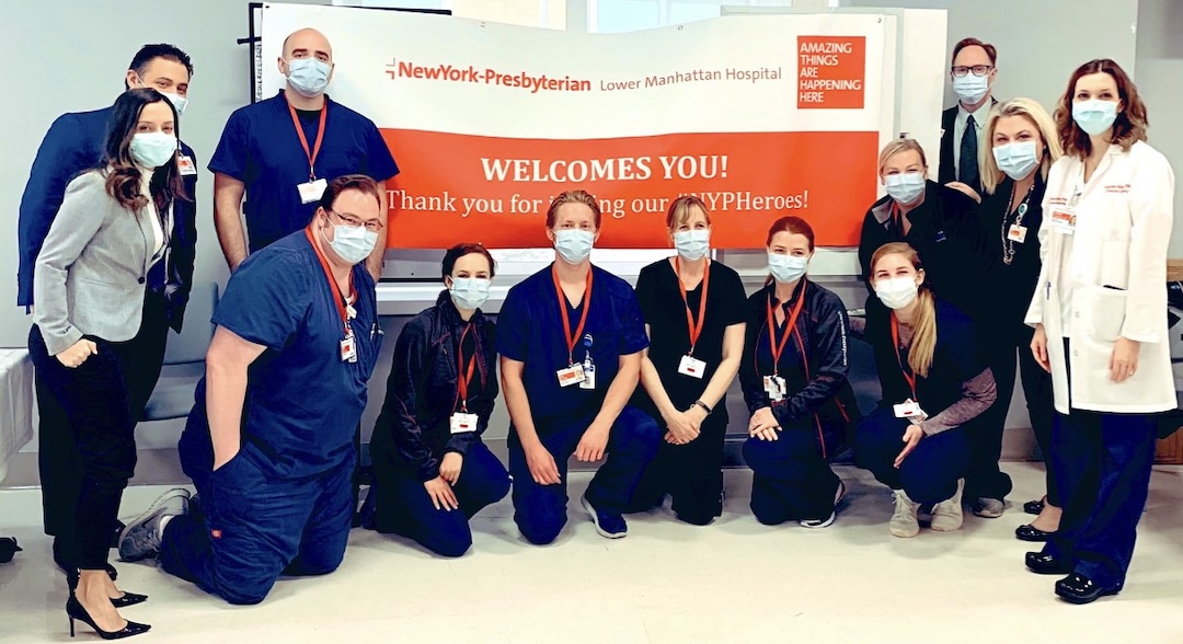 (Photo Courtesy of Intermountain Healthcare) Intermountain medical staff flew to New York to help fight the coronavirus there.