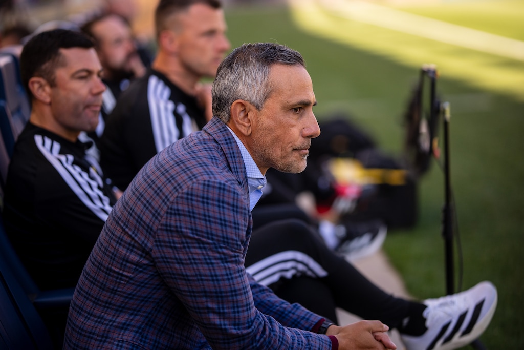 (Trent Nelson | The Salt Lake Tribune) Real Salt Lake coach Pablo Mastroeni, shown during a game in April, watched his club lose 2-0 to New York City FC on Saturday night in Sandy, Utah.